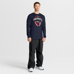New England Patriots Primetime Legend Icon Performance Long Sleeve T-Shirt Navy - Nike