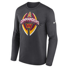 Washington Commanders Primetime Legend Icon Performance Long Sleeve T-Shirt Anthracite - Nike
