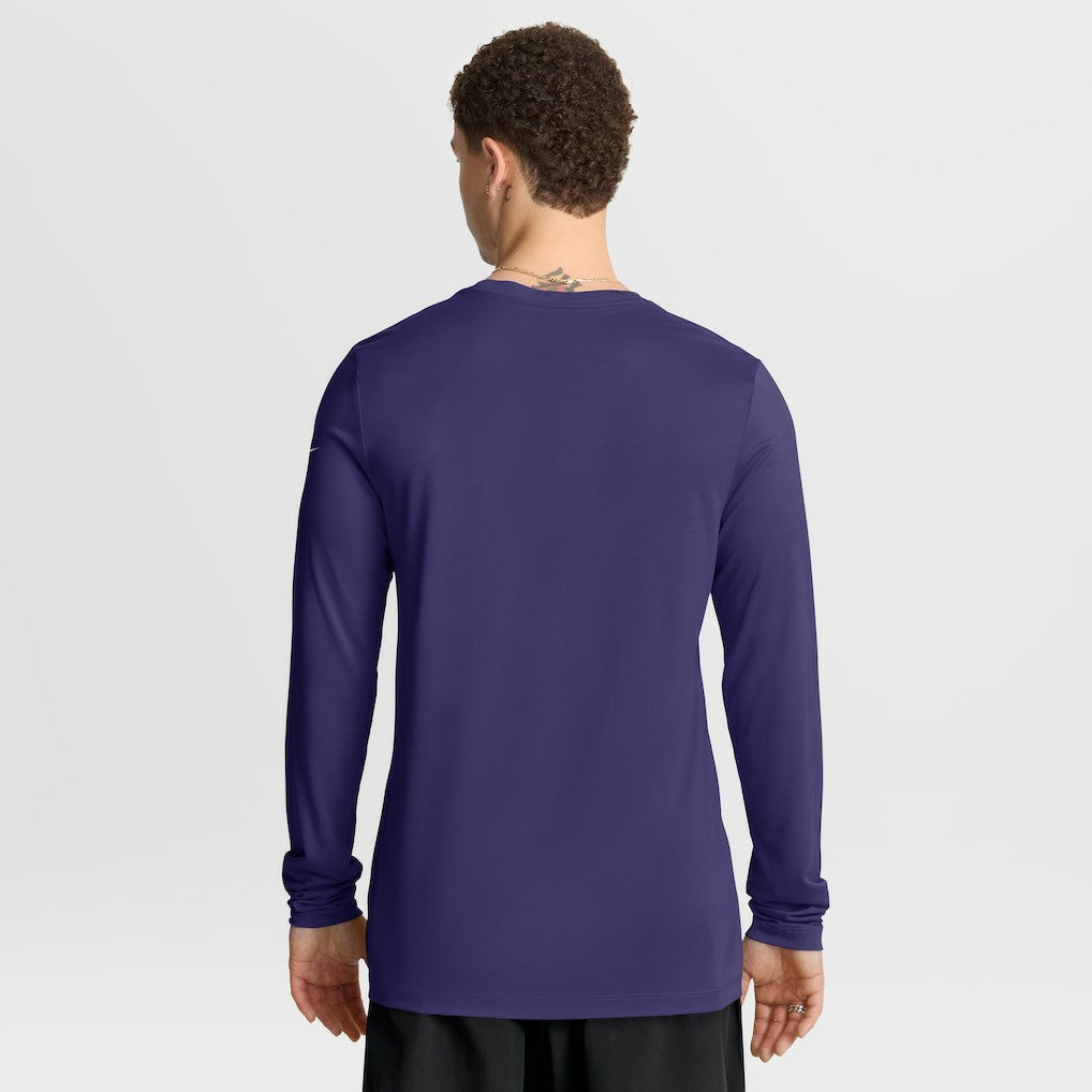 Baltimore Ravens Primetime Legend Icon Performance Long Sleeve T-Shirt Purple - Nike