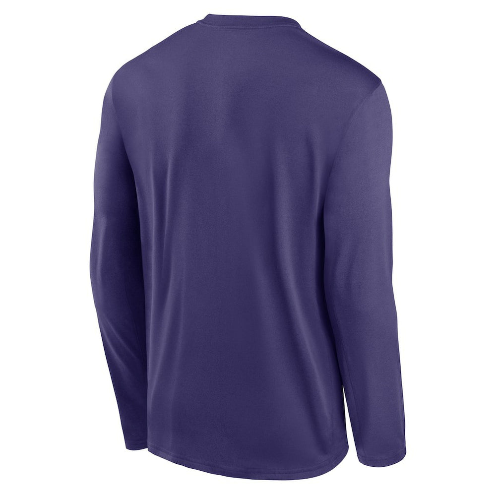 Baltimore Ravens Primetime Legend Icon Performance Long Sleeve T-Shirt Purple - Nike