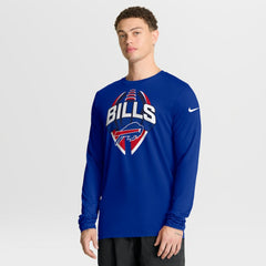 Buffalo Bills Primetime Legend Icon Performance Long Sleeve T-Shirt Royal - Nike