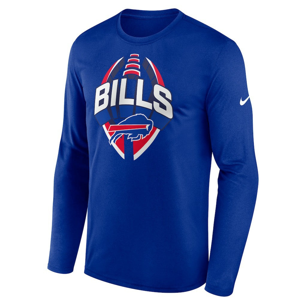 Buffalo Bills Primetime Legend Icon Performance Long Sleeve T-Shirt Royal - Nike