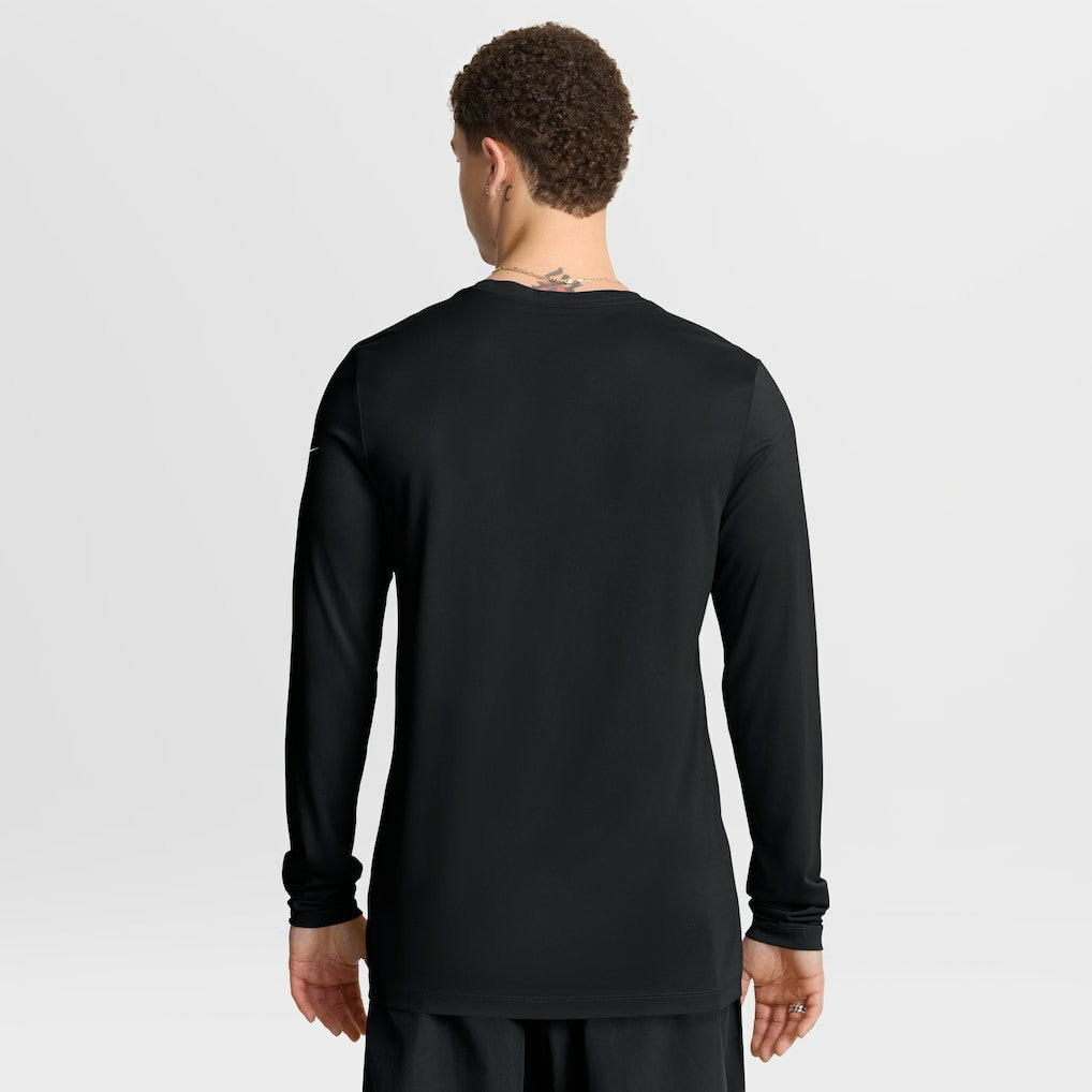 Carolina Panthers Primetime Legend Icon Performance Long Sleeve T-Shirt Black - Nike