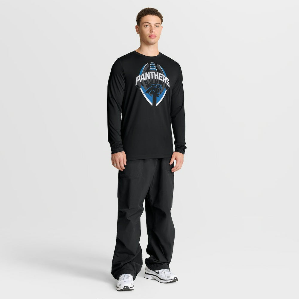 Carolina Panthers Primetime Legend Icon Performance Long Sleeve T-Shirt Black - Nike