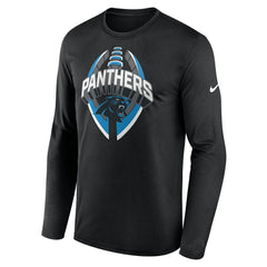 Carolina Panthers Primetime Legend Icon Performance Long Sleeve T-Shirt Black - Nike