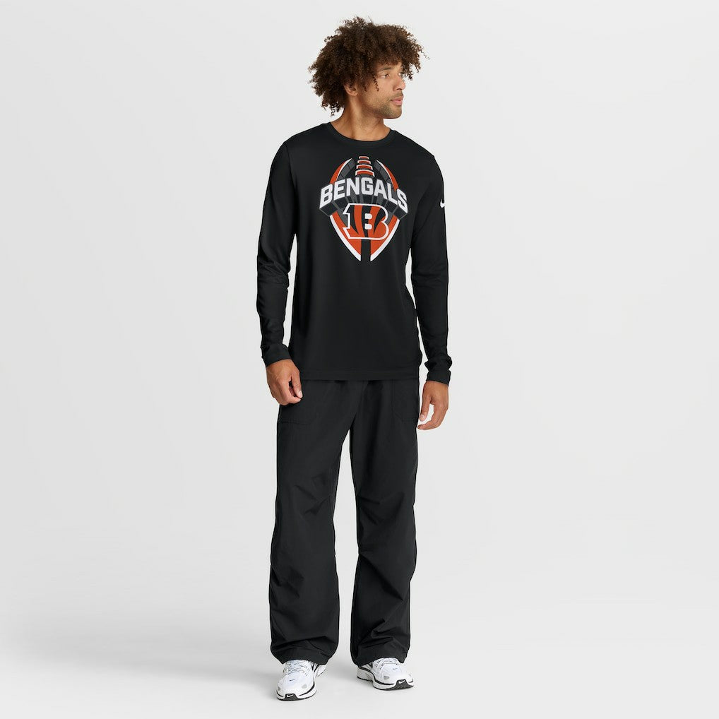 Cincinnati Bengals Primetime Legend Icon Performance Long Sleeve T-Shirt Black - Nike