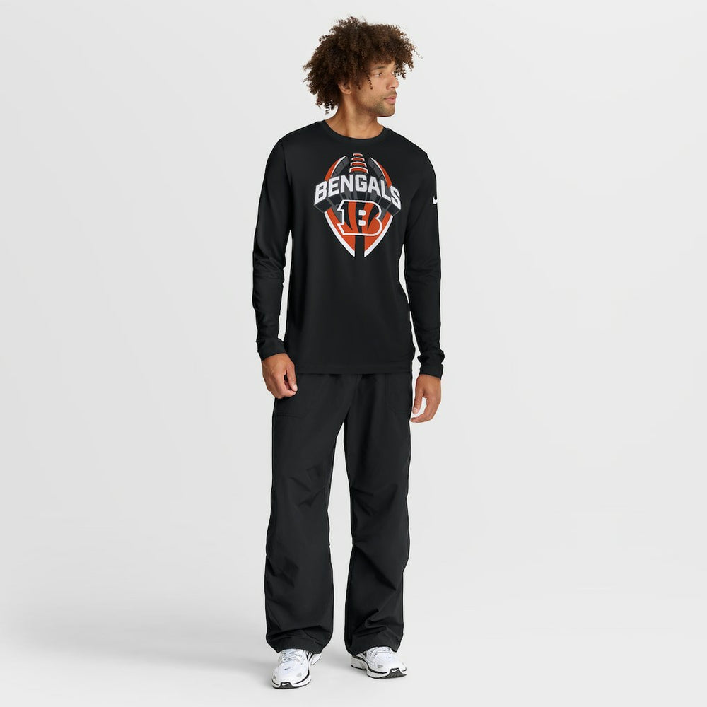 Cincinnati Bengals Primetime Legend Icon Performance Long Sleeve T-Shirt Black - Nike