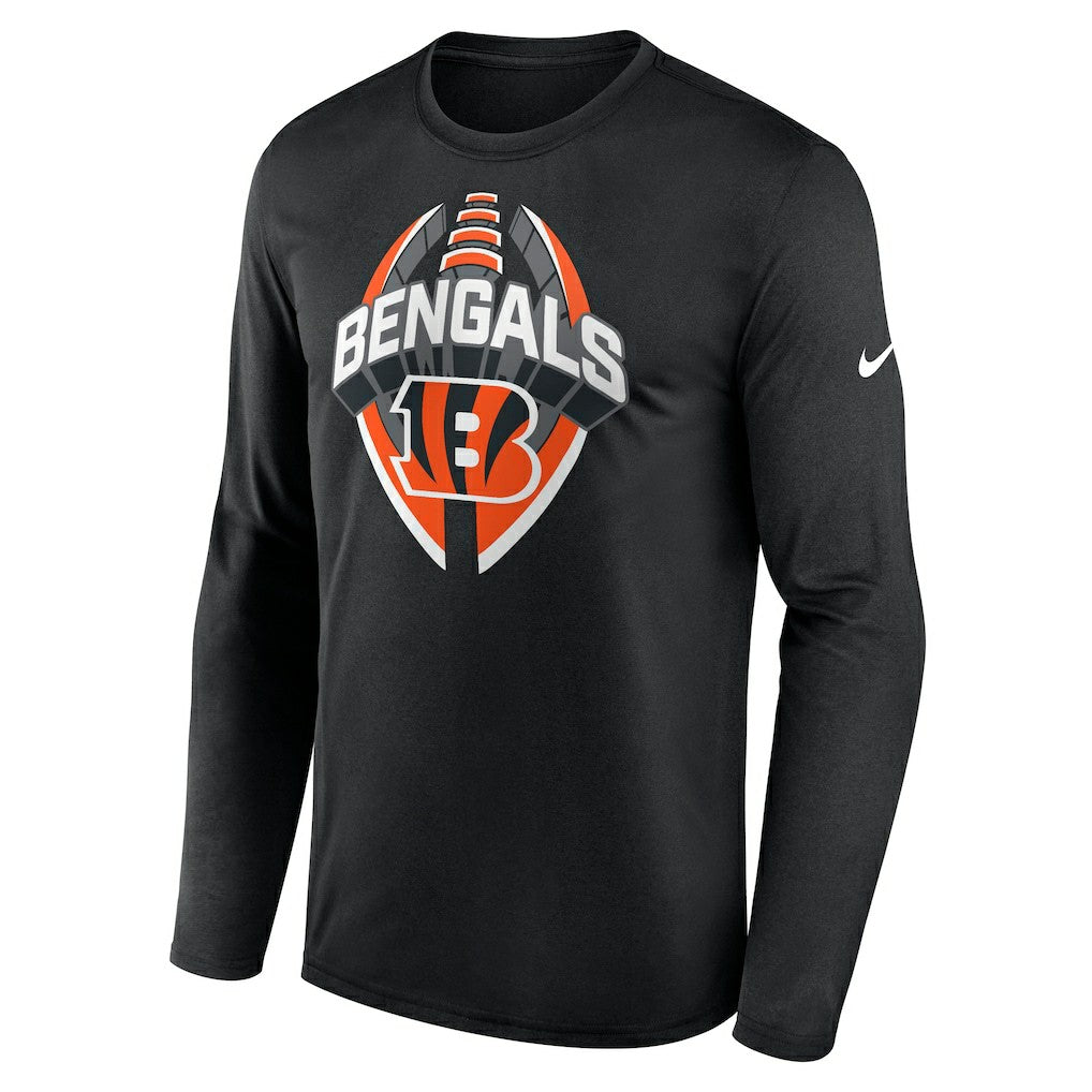 Cincinnati Bengals Primetime Legend Icon Performance Long Sleeve T-Shirt Black - Nike