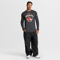 Cleveland Browns Primetime Legend Icon Performance Long Sleeve T-Shirt Anthracite - Nike