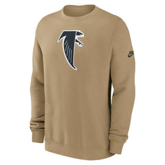 Atlanta Falcons Swing Pass Rewind Club Pullover Sweatshirt Tan - Nike