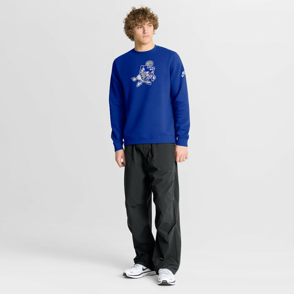 Dallas Cowboys Swing Pass Rewind Club Pullover Sweatshirt Royal - Nike