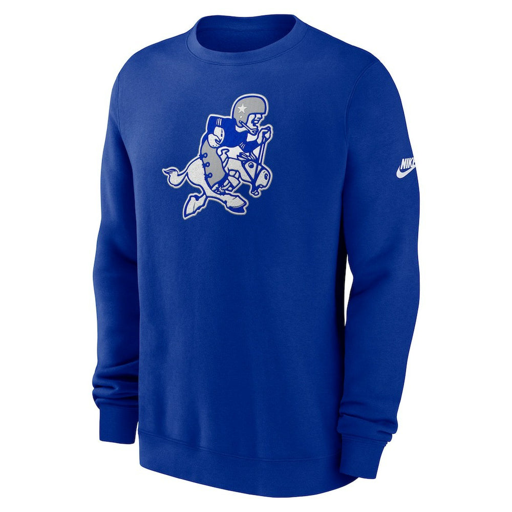 Dallas Cowboys Swing Pass Rewind Club Pullover Sweatshirt Royal - Nike