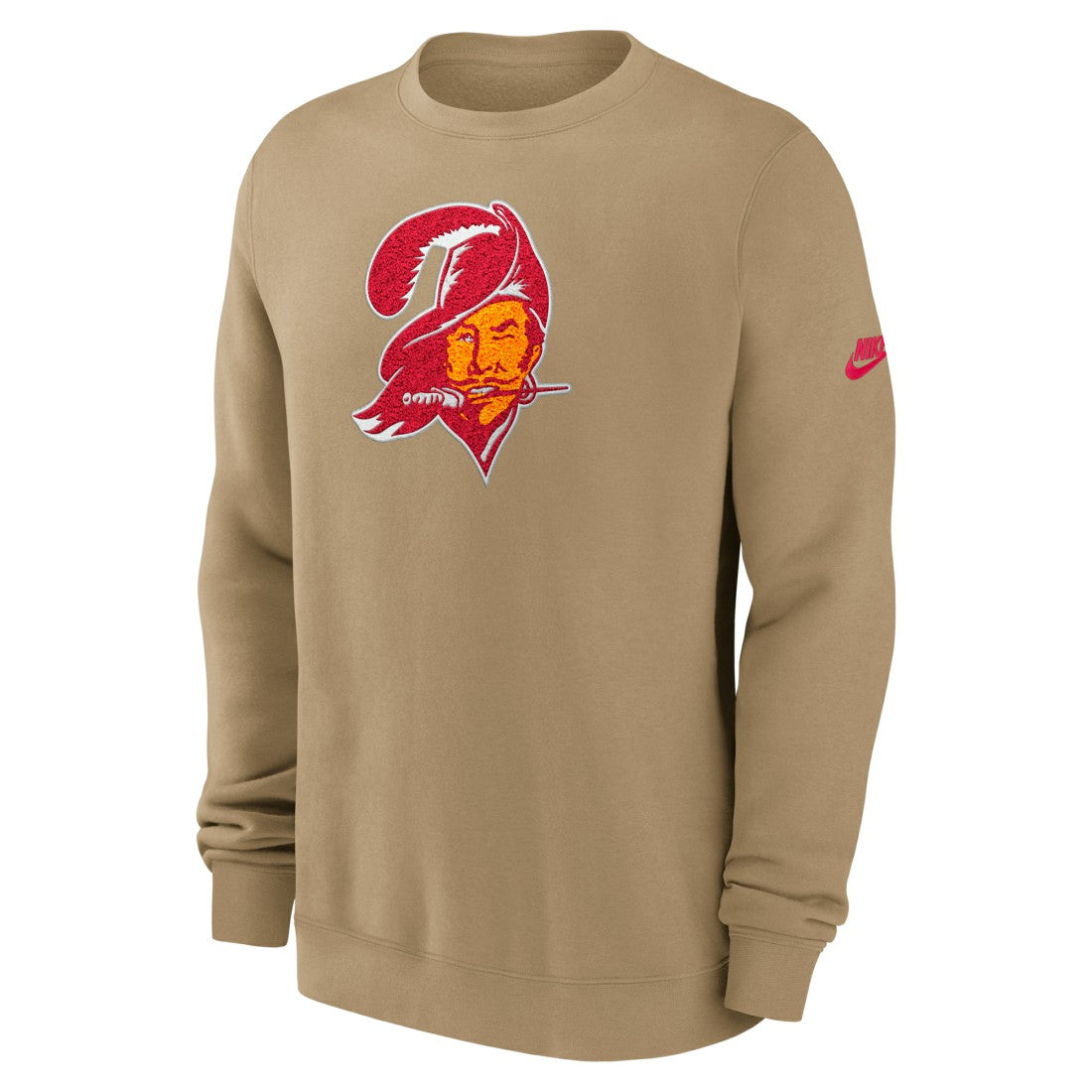 Tampa Bay Buccaneers Swing Pass Rewind Club Pullover Sweatshirt Tan - Nike
