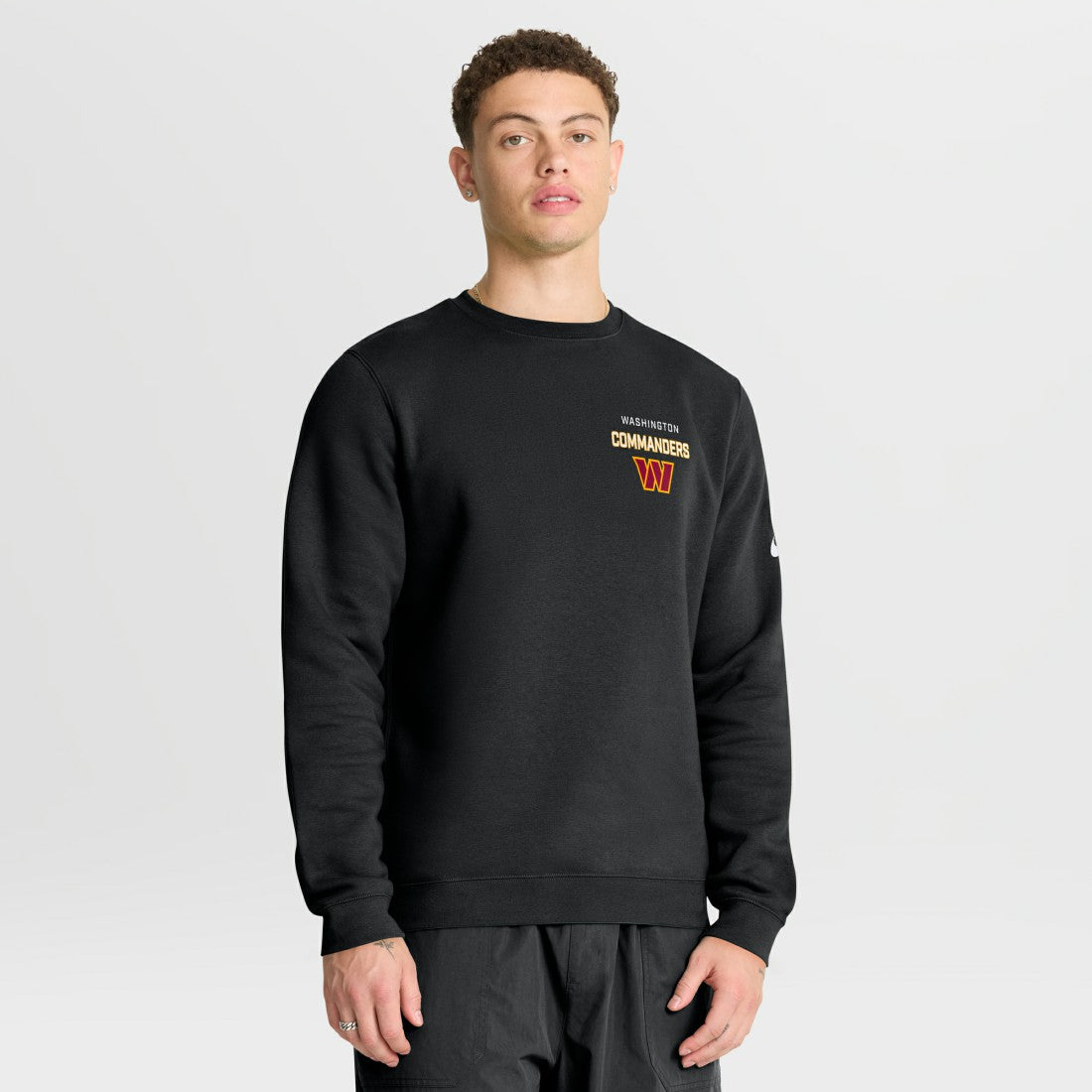Washington Commanders Primetime Club Fleece Pullover Sweatshirt Black - Nike