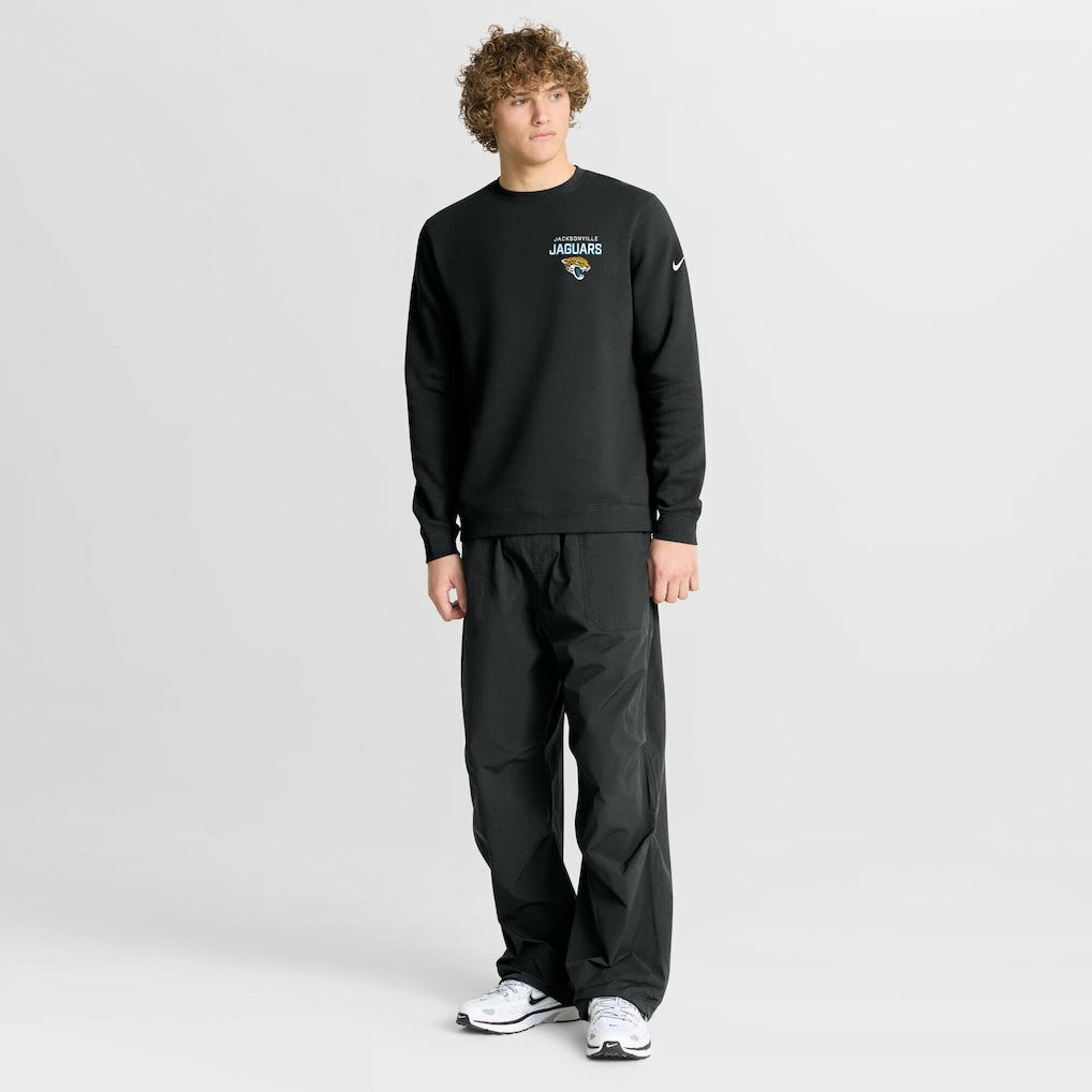 Jacksonville Jaguars Primetime Club Fleece Pullover Sweatshirt Black - Nike