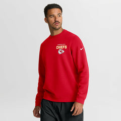 Kansas City Chiefs Primetime Club Fleece Pullover Sweatshirt Red - Nike