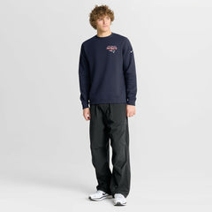 New England Patriots Primetime Club Fleece Pullover Sweatshirt Navy - Nike
