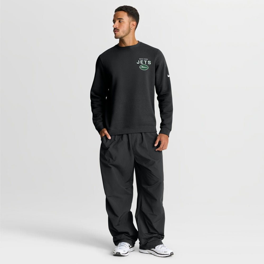 New York Jets Primetime Club Fleece Pullover Sweatshirt Black - Nike