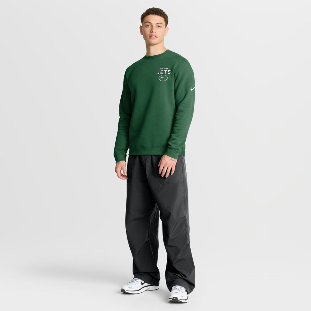 New York Jets Primetime Club Fleece Pullover Sweatshirt Green - Nike