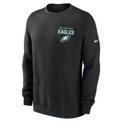 Philadelphia Eagles Primetime Club Fleece Pullover Sweatshirt Black - Nike