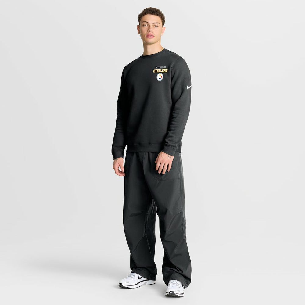 Pittsburgh Steelers Primetime Club Fleece Pullover Sweatshirt Black - Nike