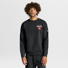 San Francisco 49ers Primetime Club Fleece Pullover Sweatshirt Black - Nike