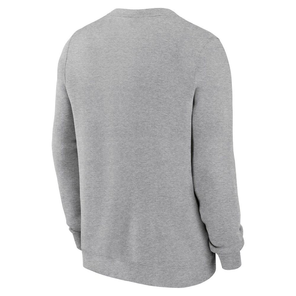 Tampa Bay Buccaneers Primetime Club Fleece Pullover Sweatshirt Heather Gray - Nike