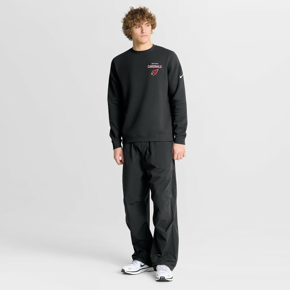 Arizona Cardinals Primetime Club Fleece Pullover Sweatshirt Black - Nike