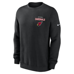 Arizona Cardinals Primetime Club Fleece Pullover Sweatshirt Black - Nike