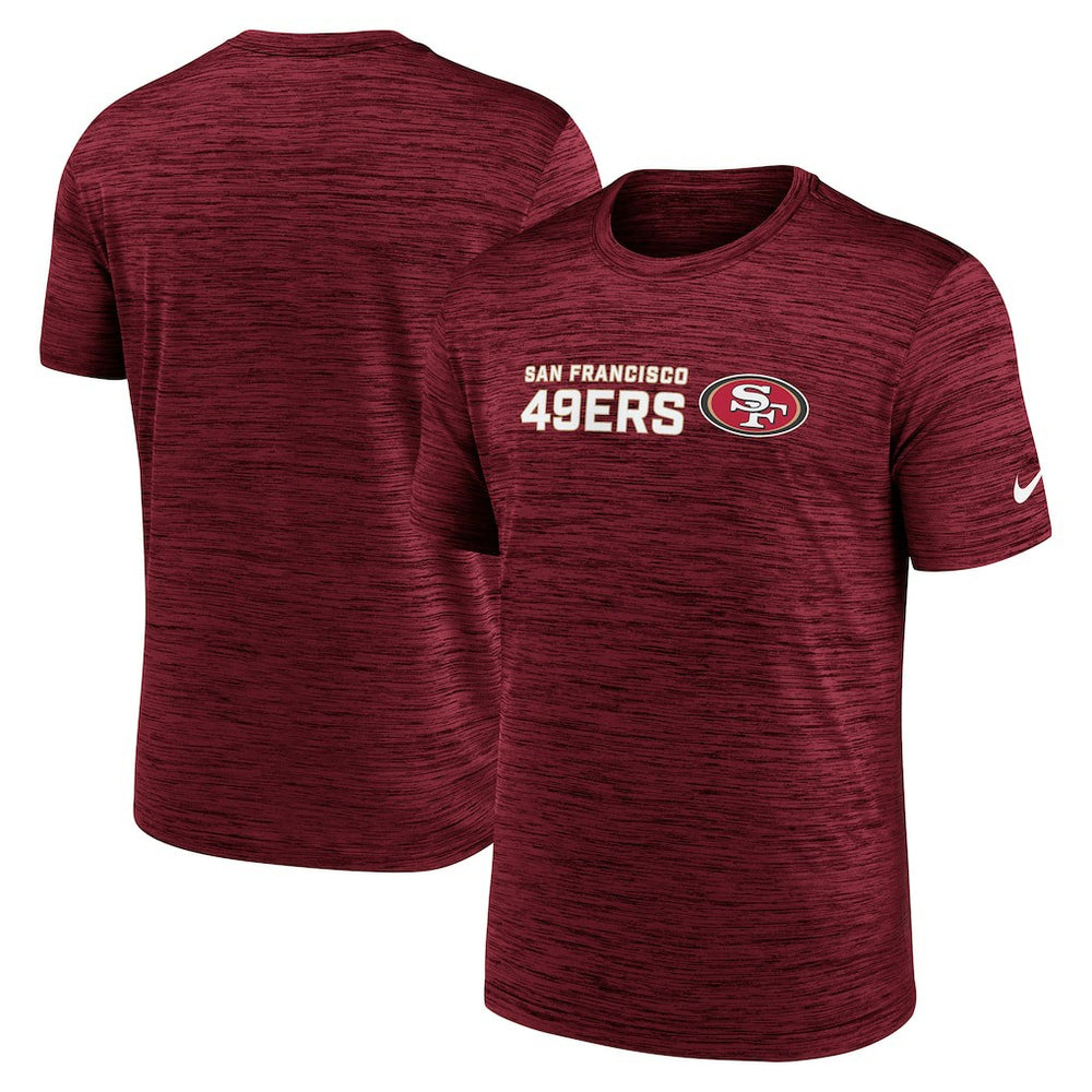 San Francisco 49ers Big & Tall Primetime Reverse Play Velocity Performance T-Shirt Scarlet - Nike
