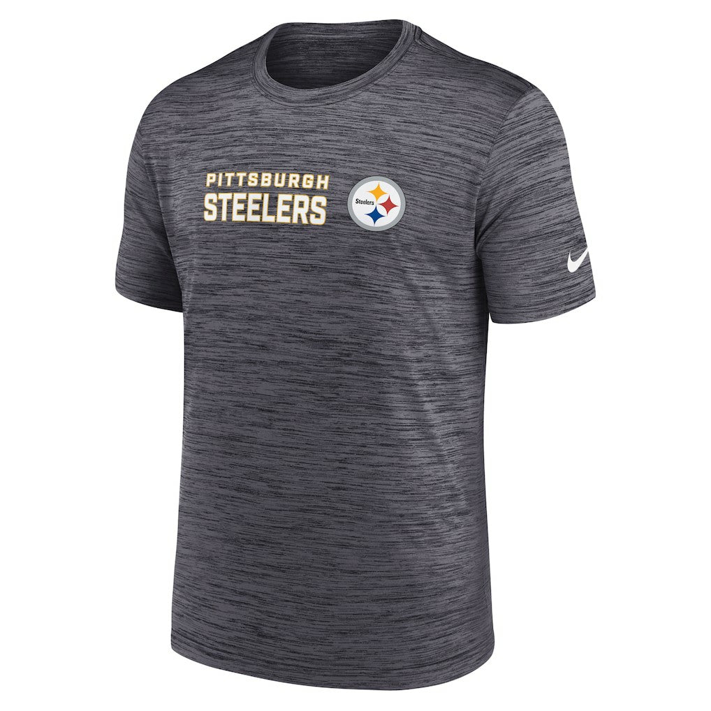 Pittsburgh Steelers Big & Tall Primetime Reverse Play Velocity Performance T-Shirt Black - Nike