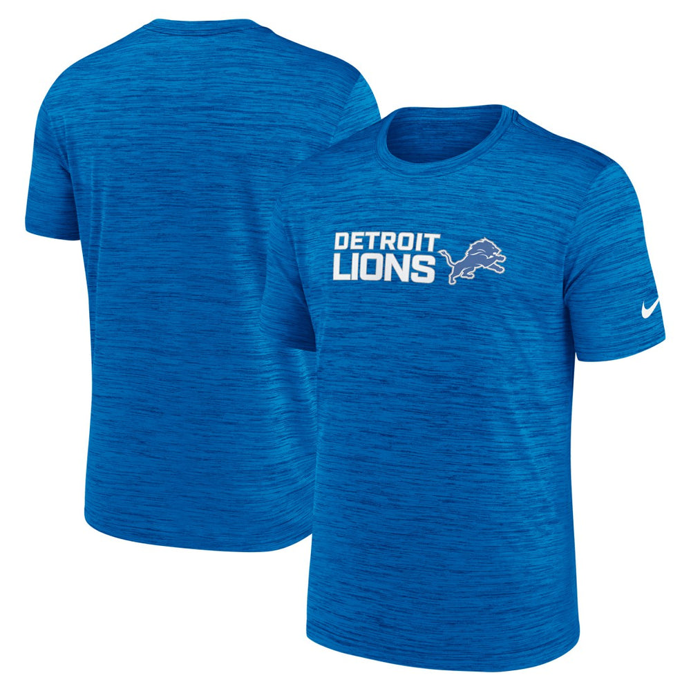 Detroit Lions Big & Tall Primetime Reverse Play Velocity Performance T-Shirt Blue - Nike