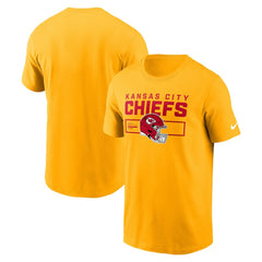 Kansas City Chiefs Primetime Helmet Essential T-Shirt Gold - Nike