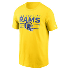 Los Angeles Rams Primetime Helmet Essential T-Shirt Gold - Nike