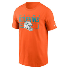 Miami Dolphins Primetime Helmet Essential T-Shirt Orange - Nike