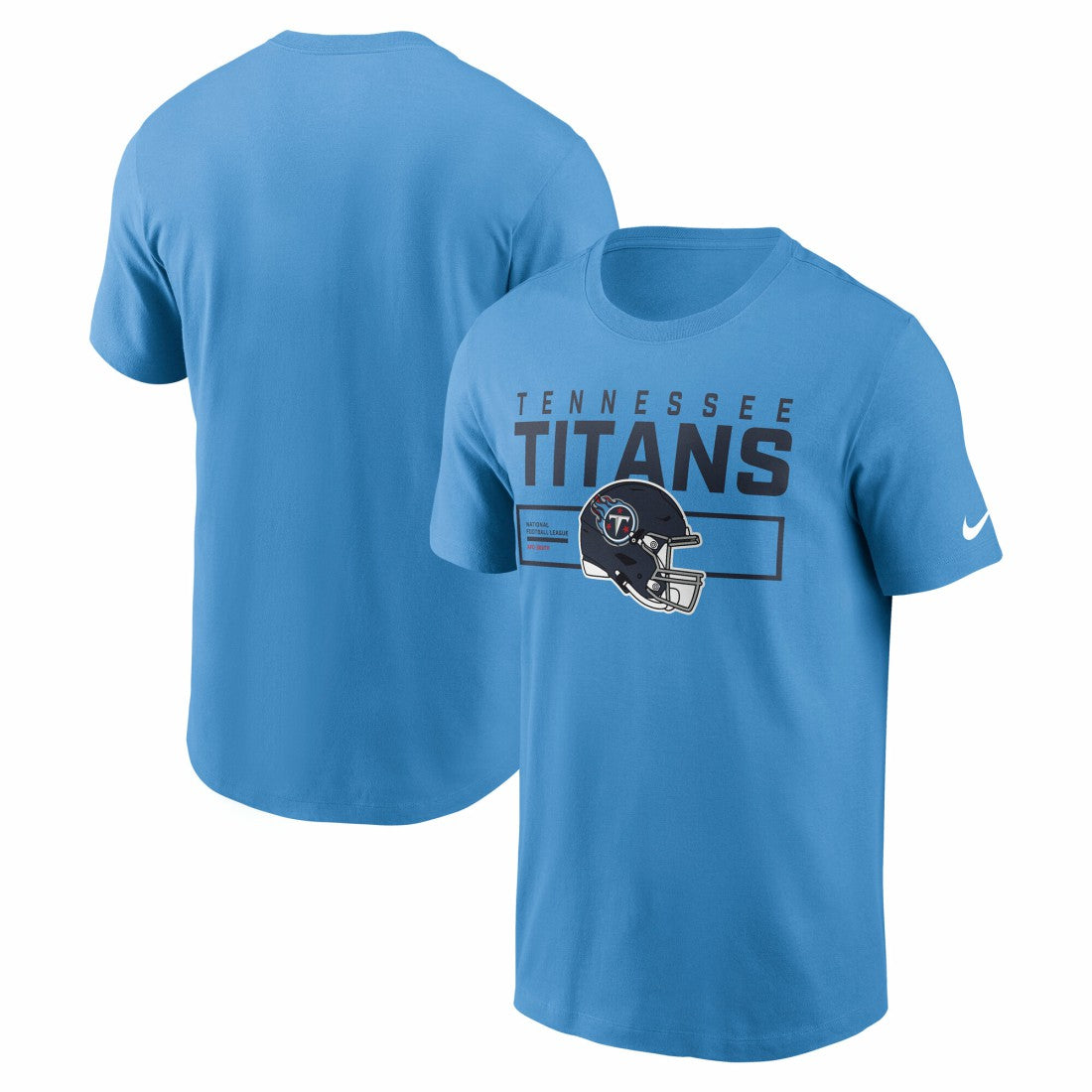 Tennessee Titans Primetime Helmet Essential T-Shirt Light Blue - Nike