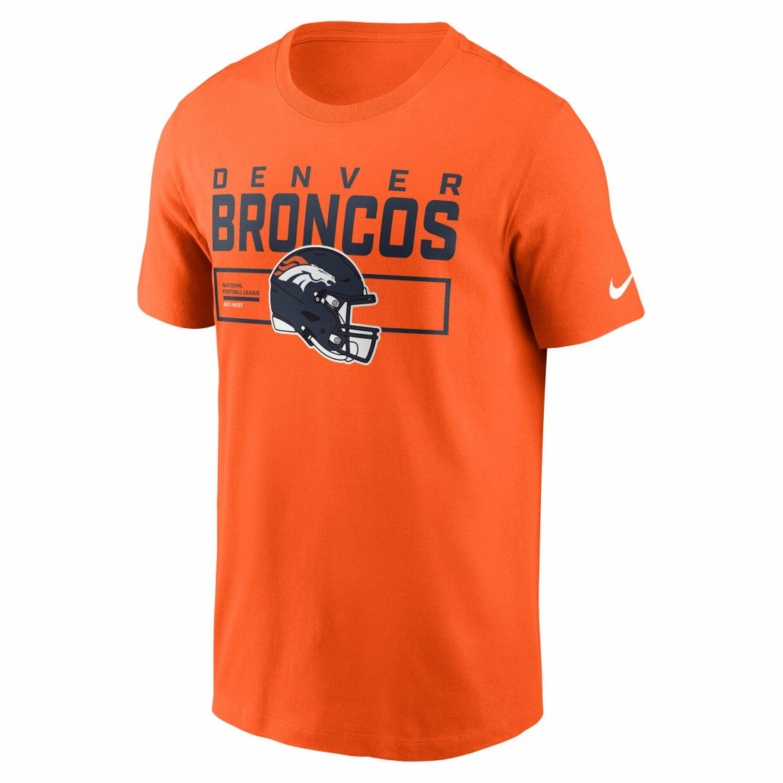 Denver Broncos Primetime Helmet Essential T-Shirt Orange - Nike
