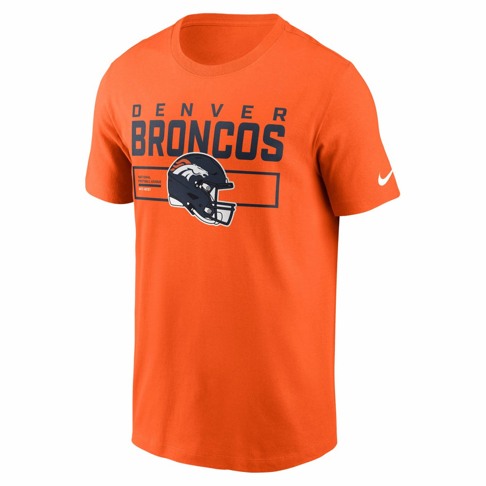 Denver Broncos Primetime Helmet Essential T-Shirt Orange - Nike