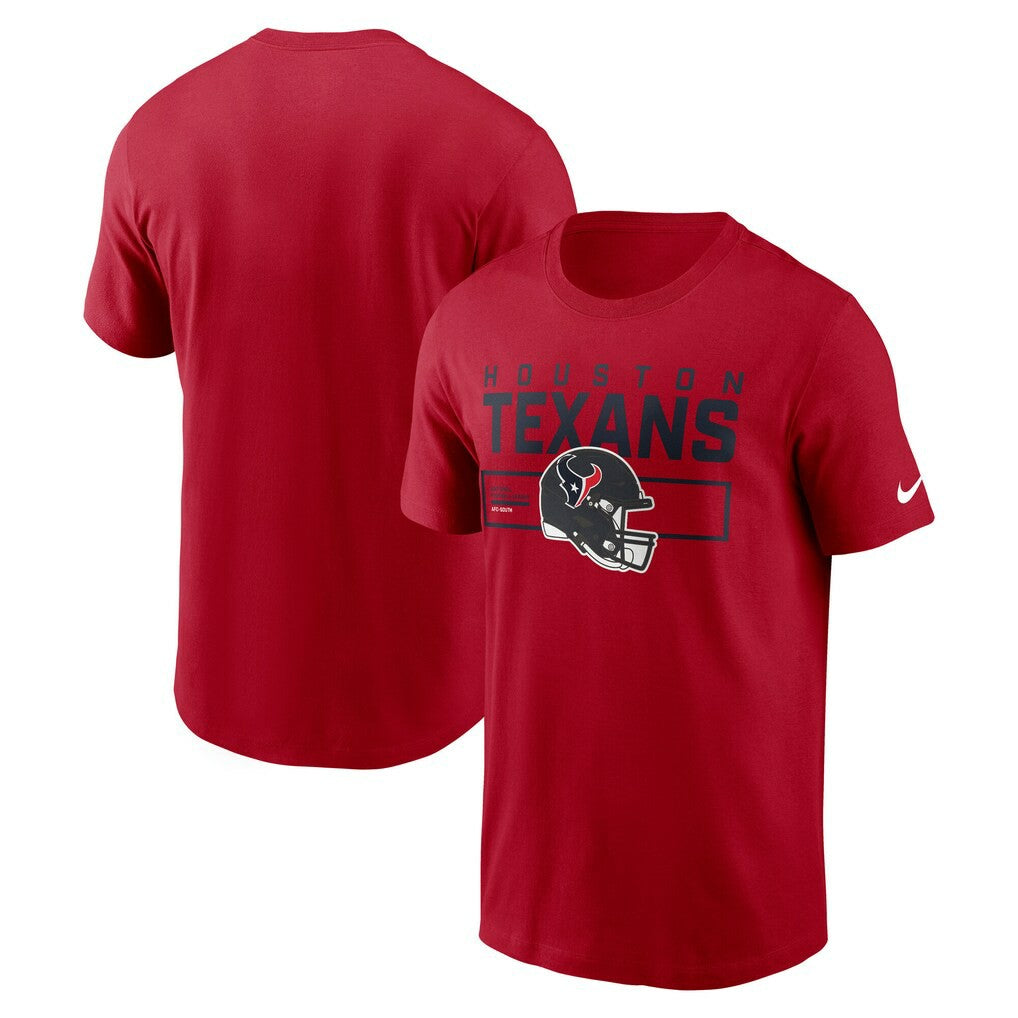 Houston Texans Primetime Helmet Essential T-Shirt Red - Nike