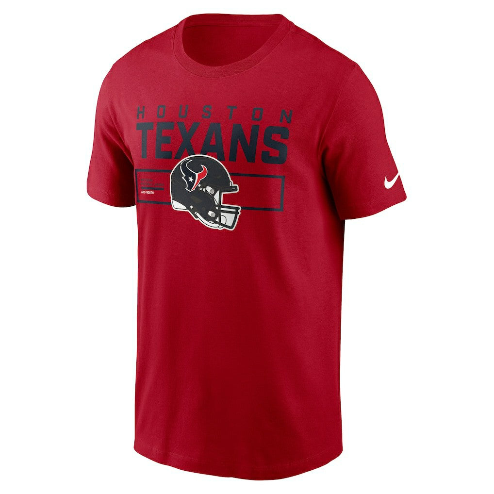 Houston Texans Primetime Helmet Essential T-Shirt Red - Nike