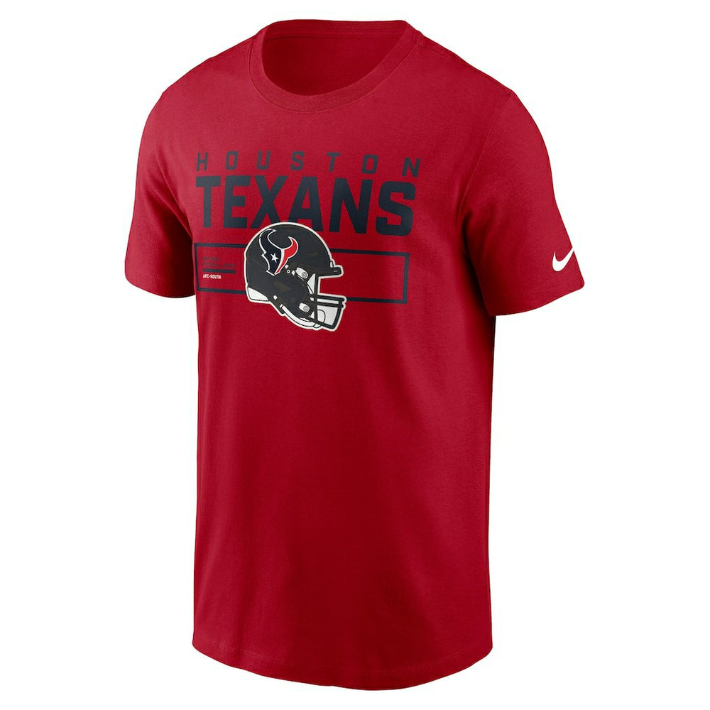 Houston Texans Primetime Helmet Essential T-Shirt Red - Nike