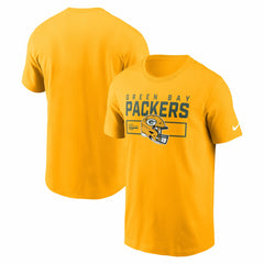Green Bay Packers Primetime Helmet Essential T-Shirt Gold - Nike