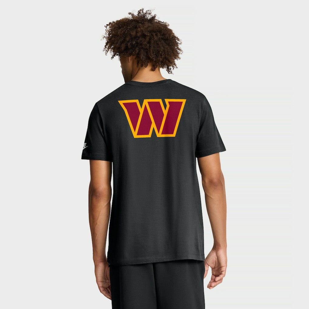 Washington Commanders Rewind Front and Back Hit Essential T-Shirt Black - Nike