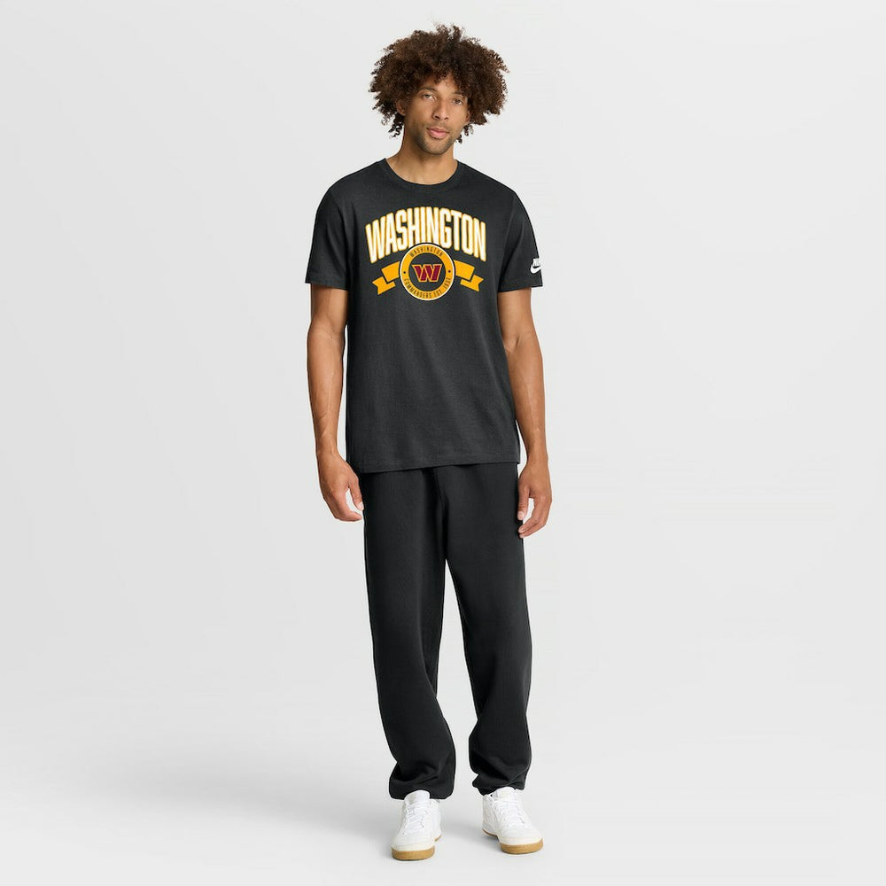 Washington Commanders Rewind Front and Back Hit Essential T-Shirt Black - Nike