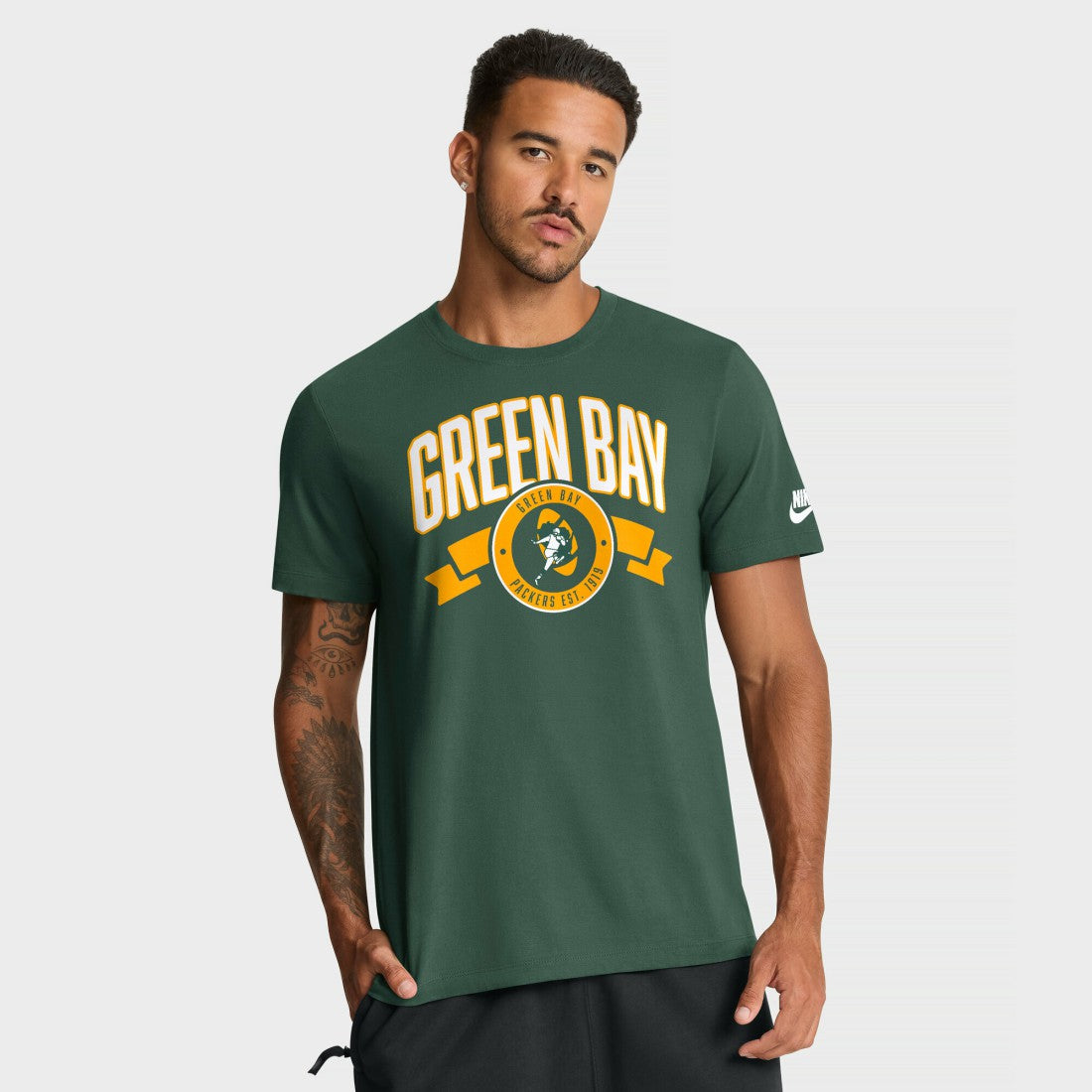 Green Bay Packers Rewind Front and Back Hit Essential T-Shirt Green - Nike