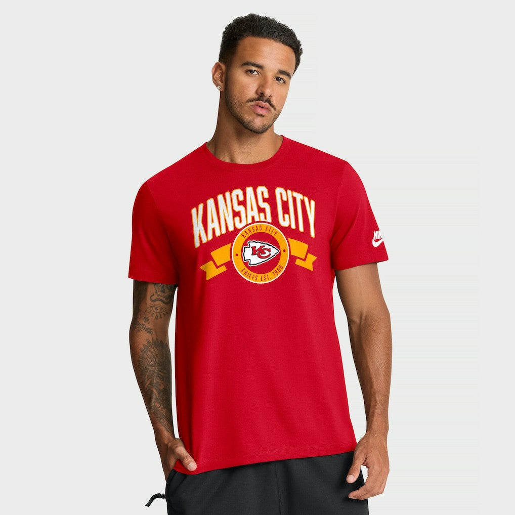 Kansas City Chiefs Rewind Front and Back Hit Essential T-Shirt Red - Nike