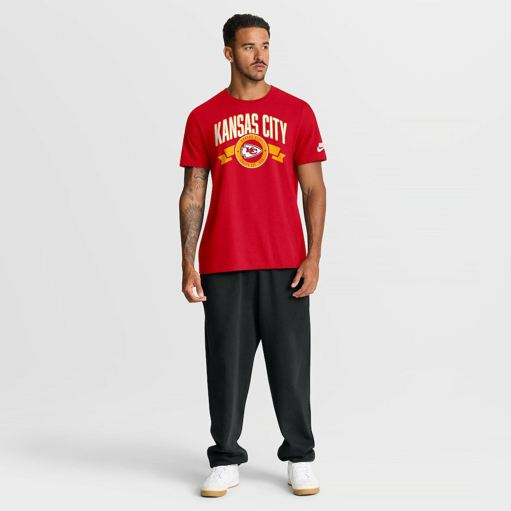 Kansas City Chiefs Rewind Front and Back Hit Essential T-Shirt Red - Nike