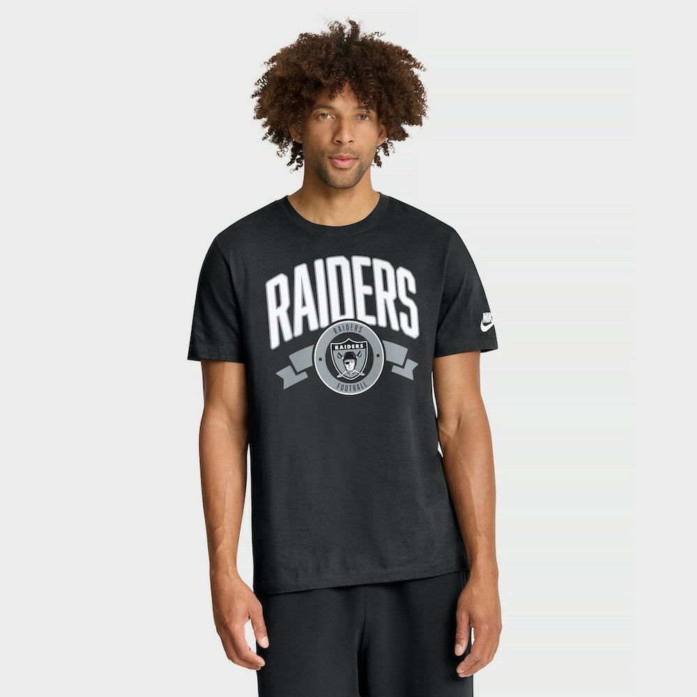 Las Vegas Raiders Rewind Front and Back Hit Essential T-Shirt Black - Nike