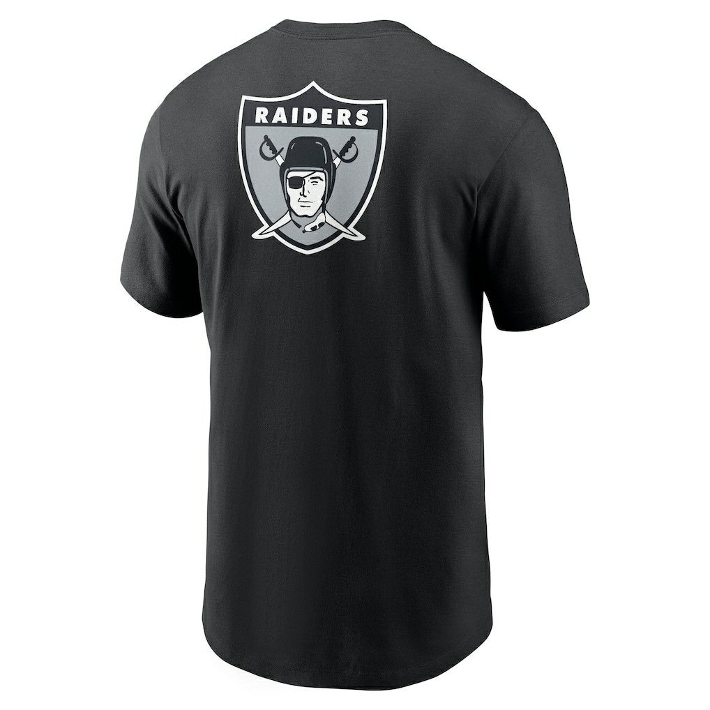 Las Vegas Raiders Rewind Front and Back Hit Essential T-Shirt Black - Nike