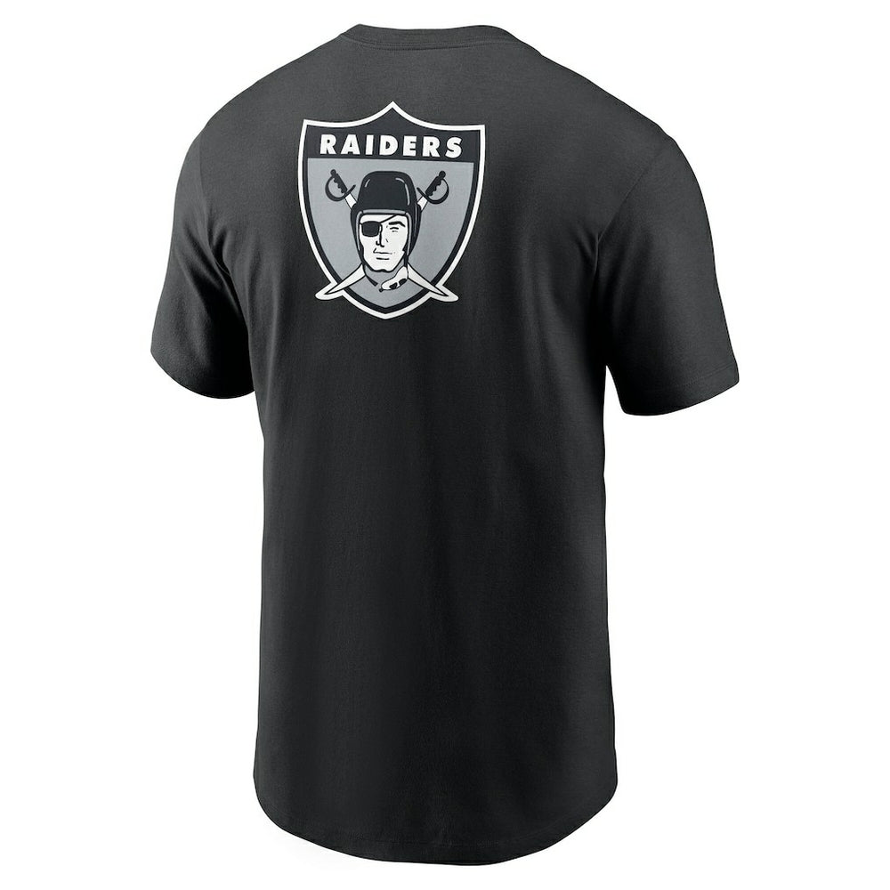 Las Vegas Raiders Rewind Front and Back Hit Essential T-Shirt Black - Nike